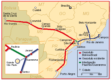 gas pipeline Bolivia