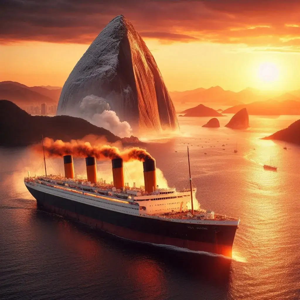 Brazil Like A Titanic Hitting Sugar Loaf And Sinking In The Early Morning Sun