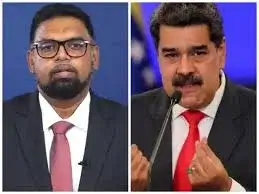 Ali Of Guyana And Maduro Of Venezuela Png