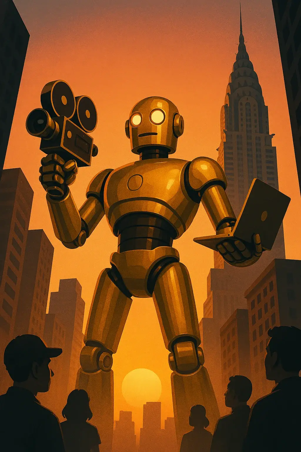 A Towering Golden AI