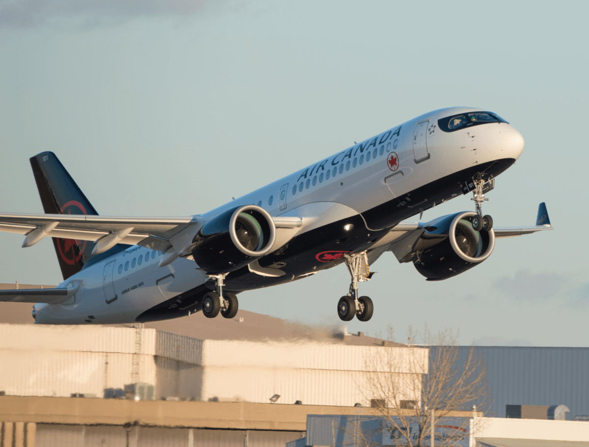Parceria da Air Canada e o aeroporto de Edmonton